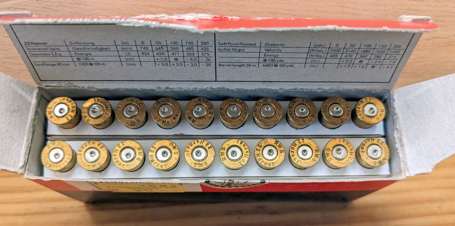 Hülsen .22 Hornet (180 Stück) – Bild 2
