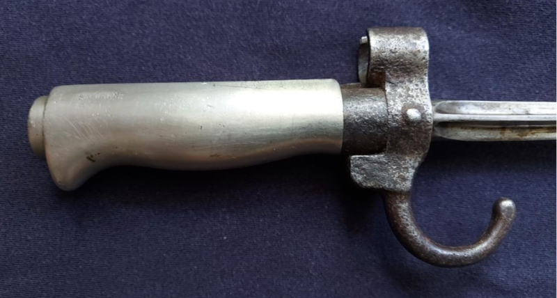 Deutsche Ersatzbajonett - Lebel 1886 - Sachsen – Bild 4