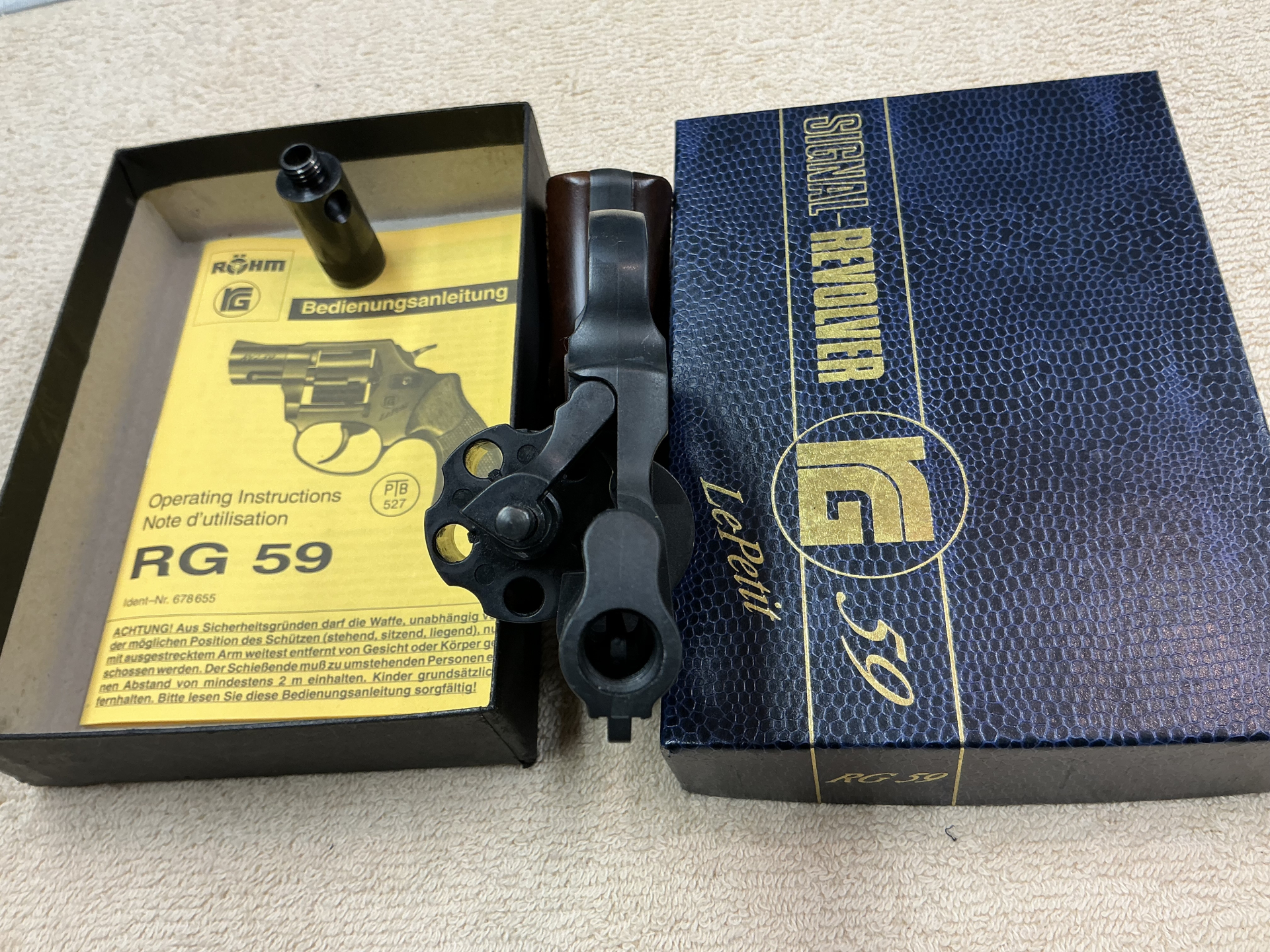 Schreckschussrevolver RÖHM RG 59 „Le Petit“ 9 mm Knall – Bild 2