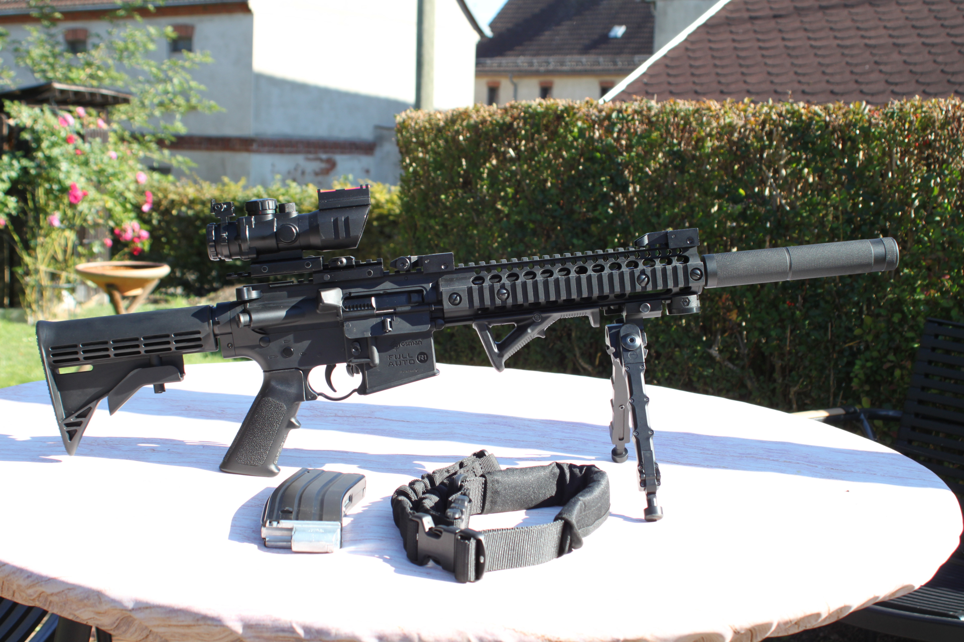 Luftgewehr Crosman R1 Full Auto black – Bild 2