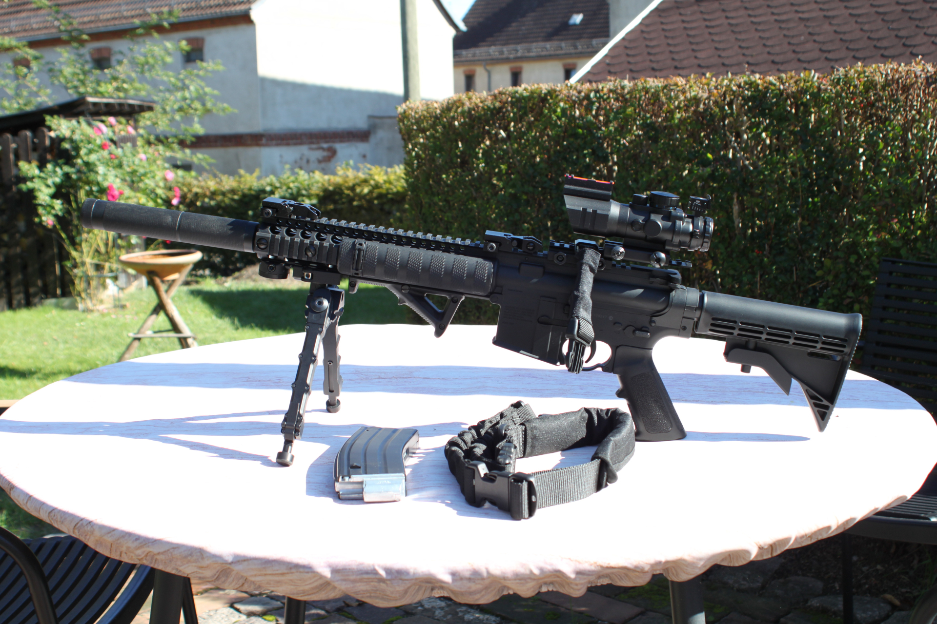 Luftgewehr Crosman R1 Full Auto black – Bild 1