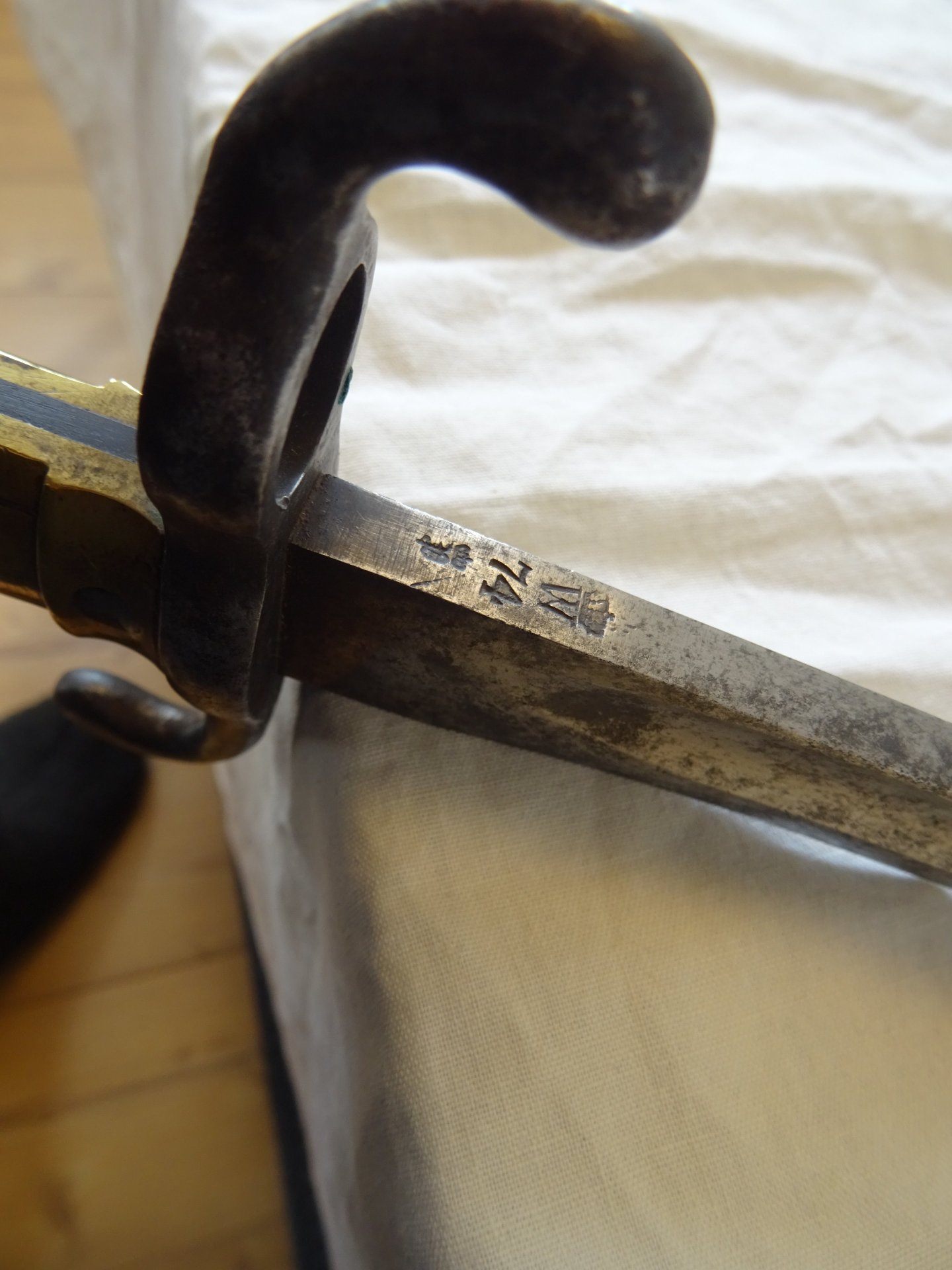 Bajonett SG 71 ,auch für Gewehr 88 ohne Scheide – Bild 3