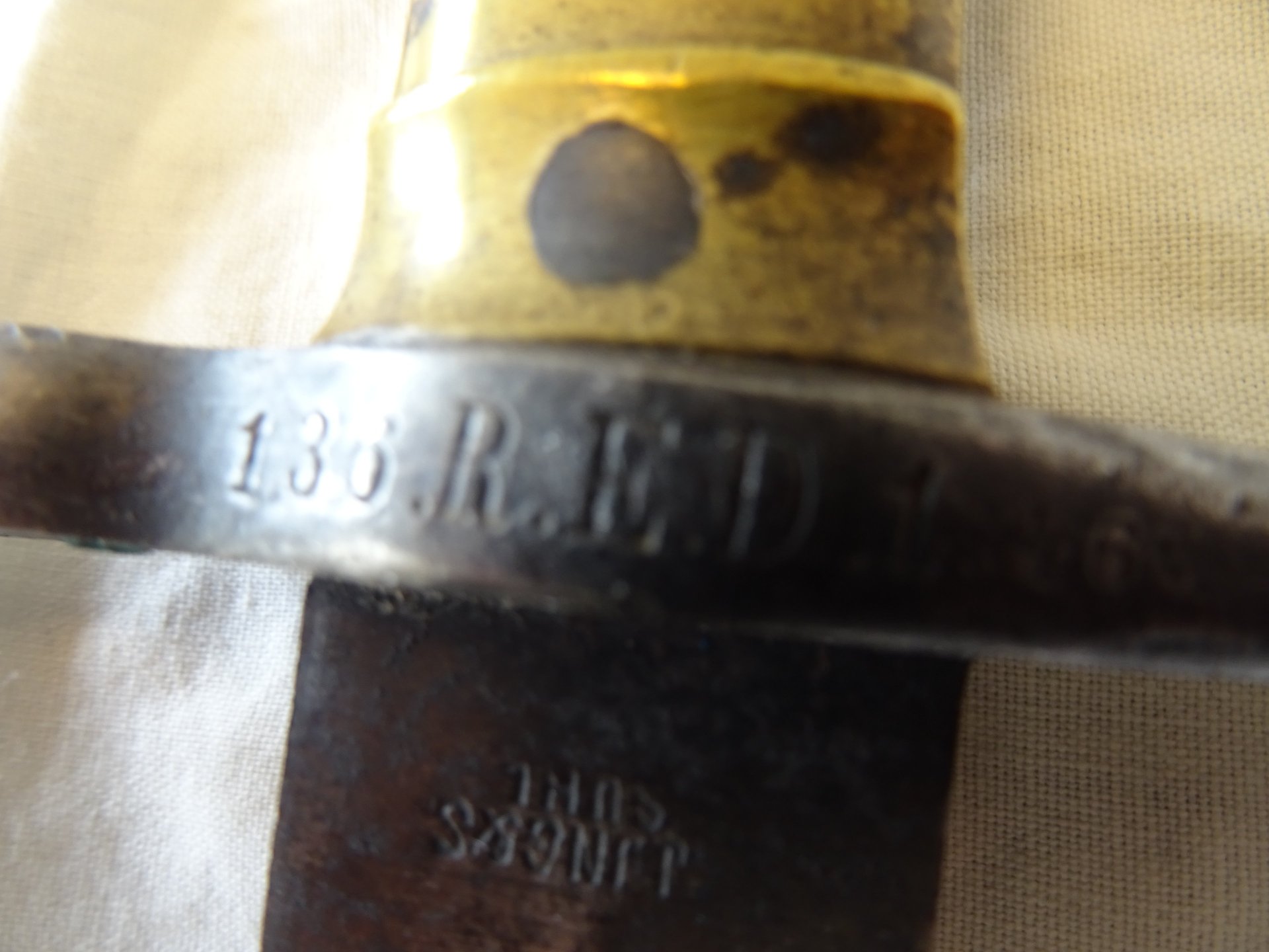 Bajonett SG 71 ,auch für Gewehr 88 ohne Scheide – Bild 4