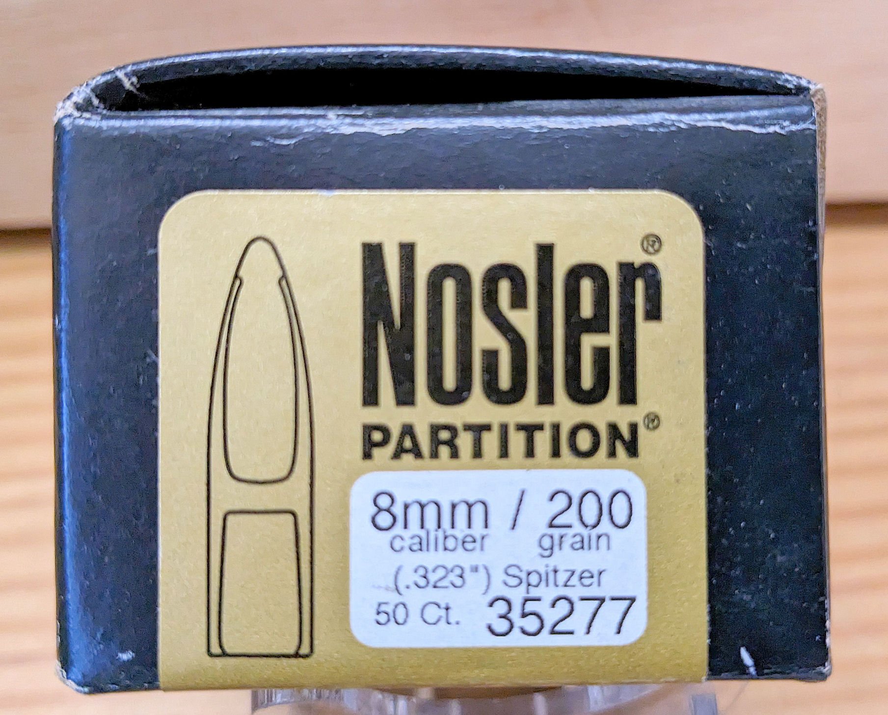 Geschosse Nosler-Partition, 8 mm, 200 gr – Bild 1