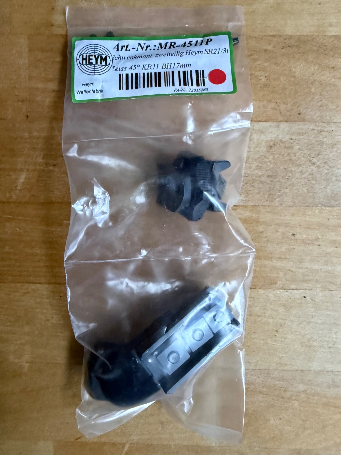 Heym SR30 SR21 SR21 Nordstern Schwenkmontage Recknagel EAW Zeiss 45° KR11 BH17mm – Bild 1
