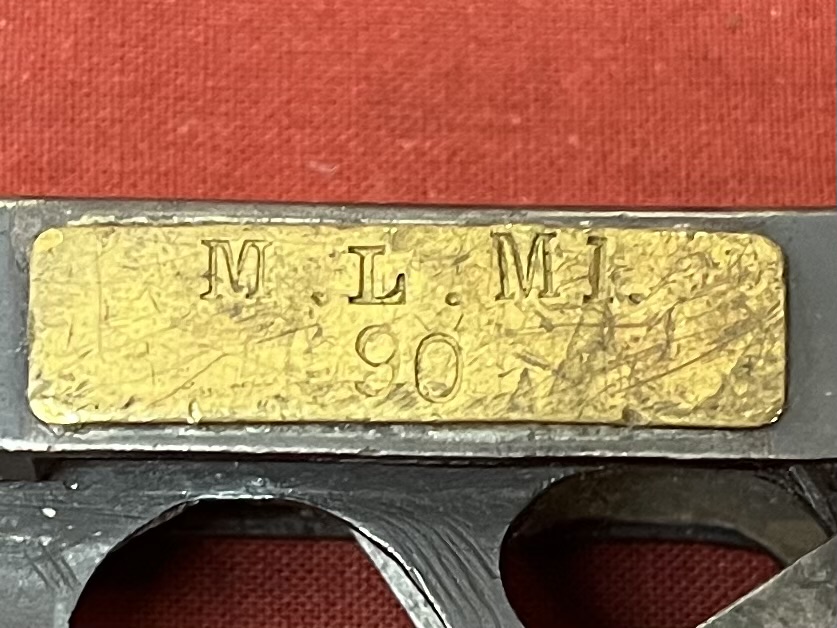 Holländische P08 / Pistool M.11 – Griffstück – KNIL – „RUST“ – M.L.Ml. 90 – Bild 2