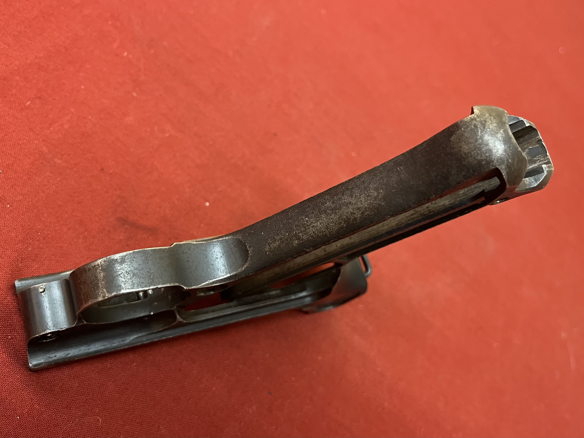 Holländische P08 / Pistool M.11 – Griffstück – KNIL – „RUST“ – M.L.Ml. 90 – Bild 5