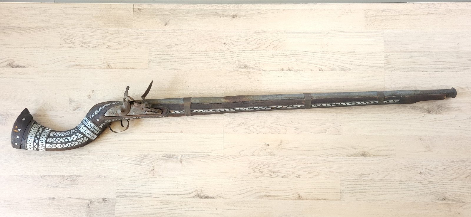 Vorderladergewehr Steinschloss- Gewehr Silberbüchse Donnerbüchse DEFEKT?!? DEKO - ANSCHAUEN! – Bild 1