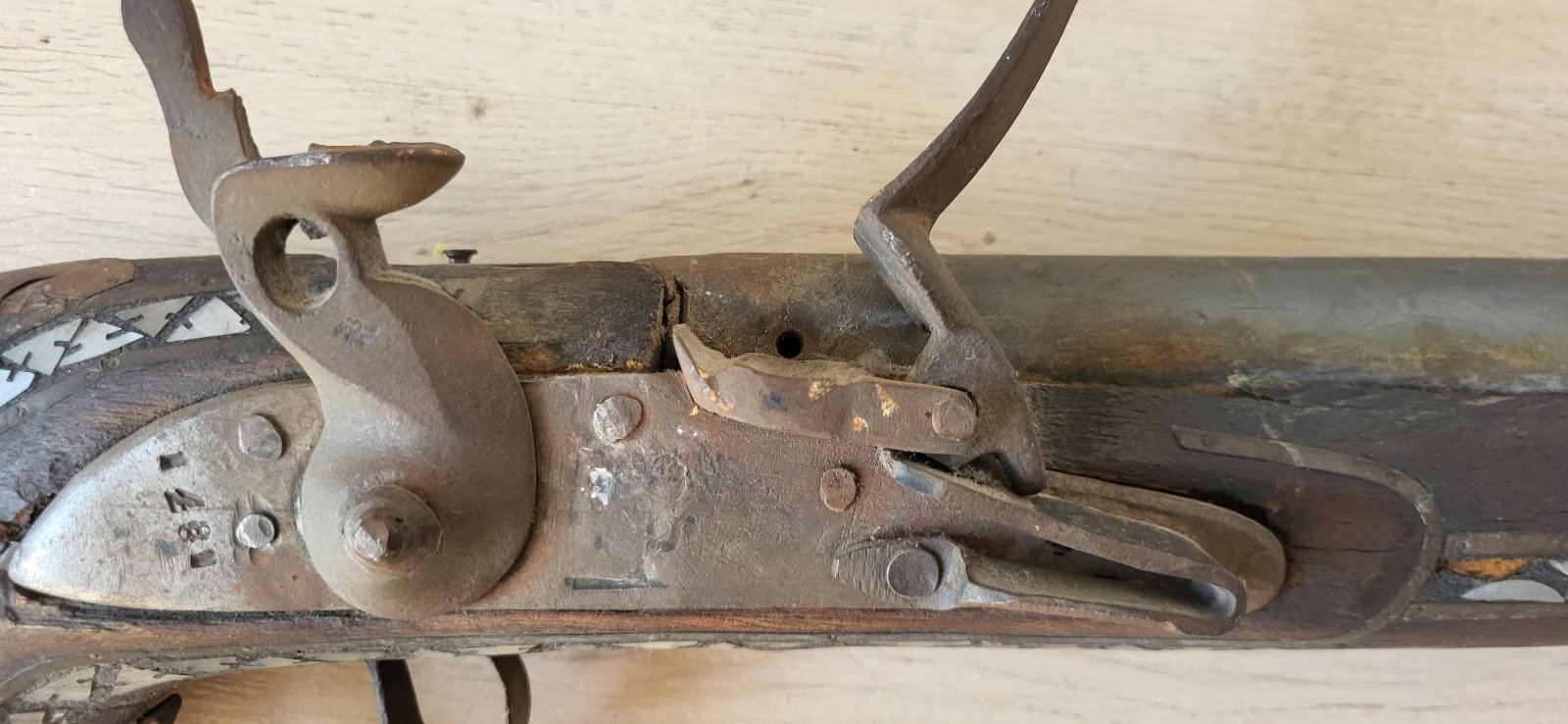 Vorderladergewehr Steinschloss- Gewehr Silberbüchse Donnerbüchse DEFEKT?!? DEKO - ANSCHAUEN! – Bild 3