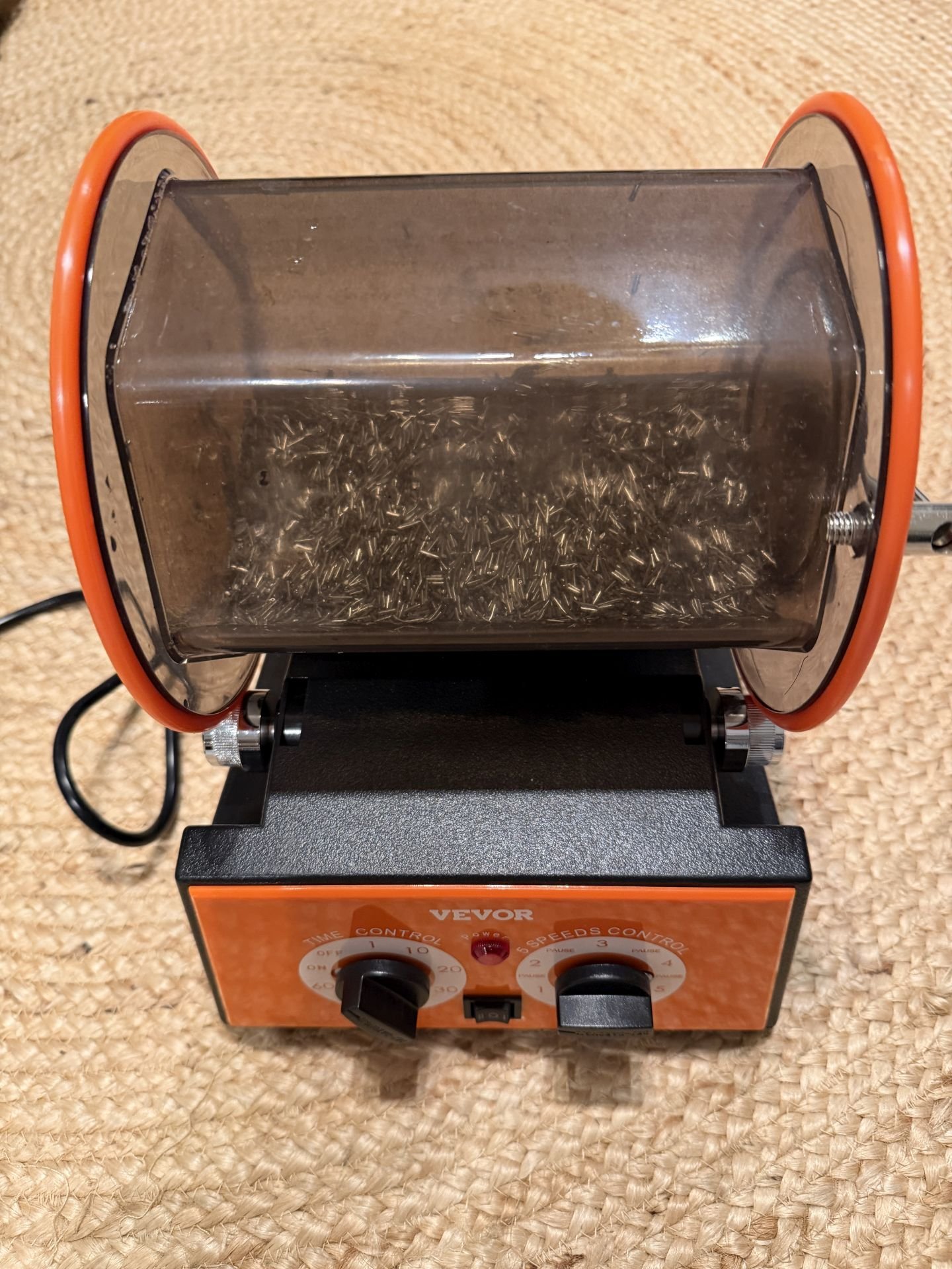 Nasstumbler Vevor 5kg mit 2kg Pins – Bild 2