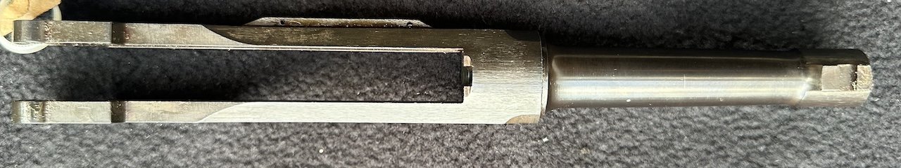 Pistole 08 - Gabelstück mit Lauf 9mm Luger - unbearbeitet - ohne Nummer – Bild 1