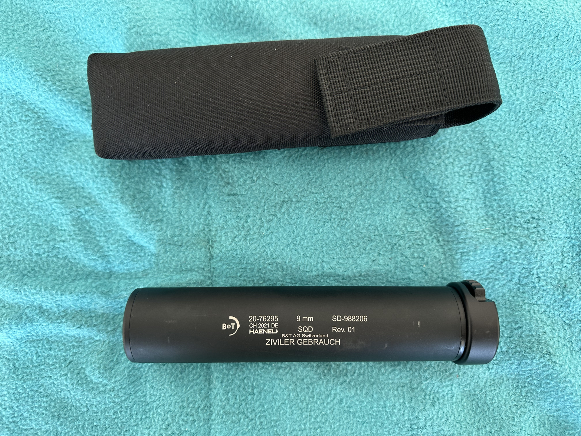 B&T SQD, MKE, H&K, 9x19, Tri Lock, Schalldämpfer – Bild 1