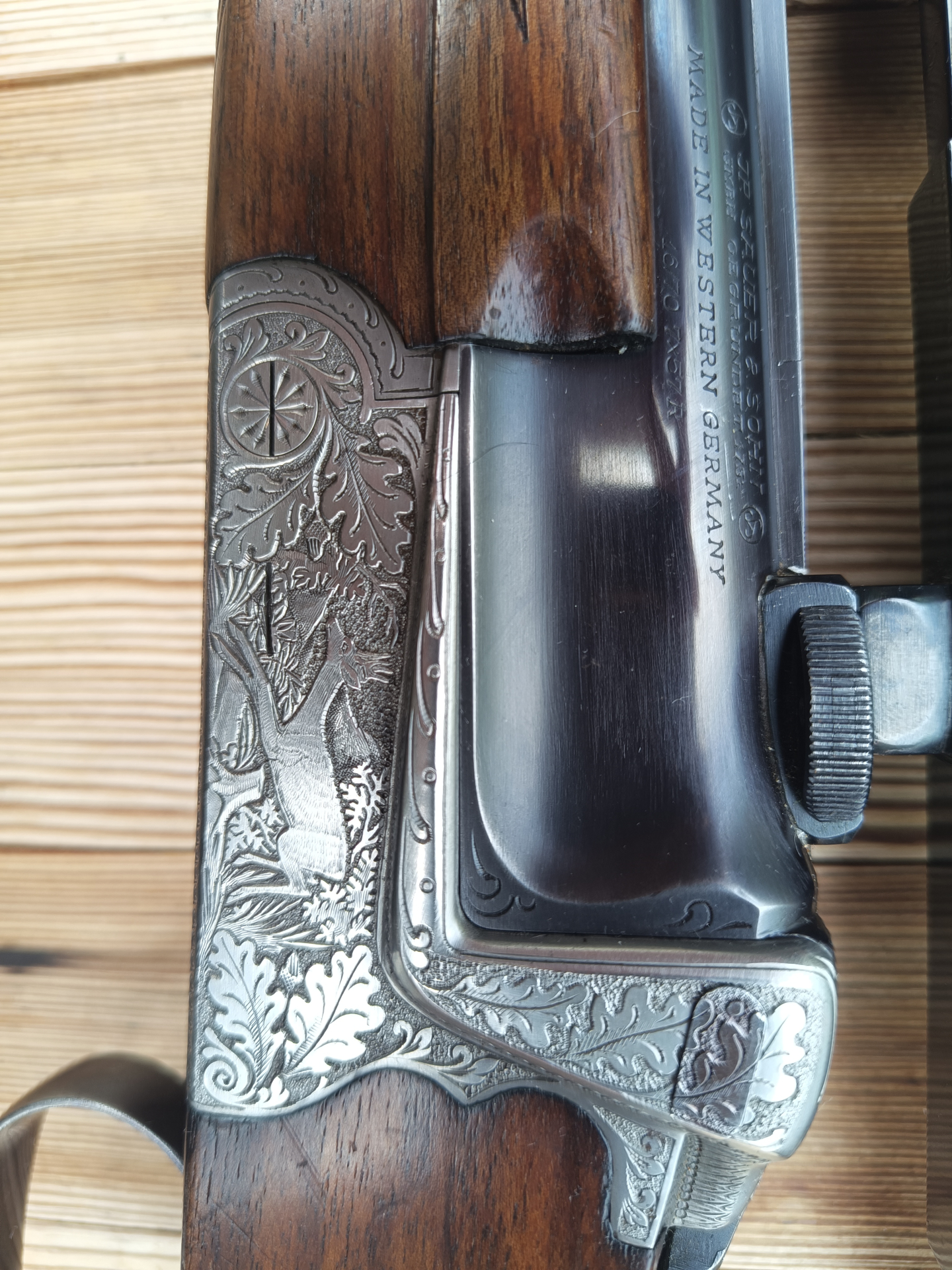 Bockbüchsflinte - Sauer & Sohn Mod. 54 - Cal.7x57R - 16/70 – Bild 2