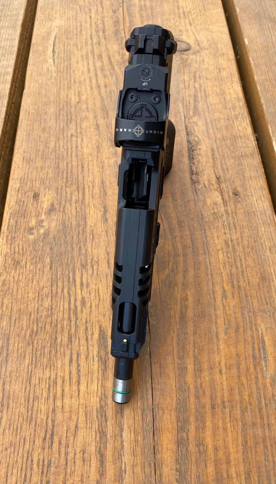 Heckler & Koch SFP9 Match OR Push Button – 9mm Luger – 5,5 Zoll – inkl. Sight Mark Mini Shot – Bild 3