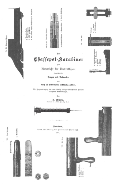 Nachdruck deutsche Dienstvorschrift Chassepot-Karabiner von 1874 – Bild 1