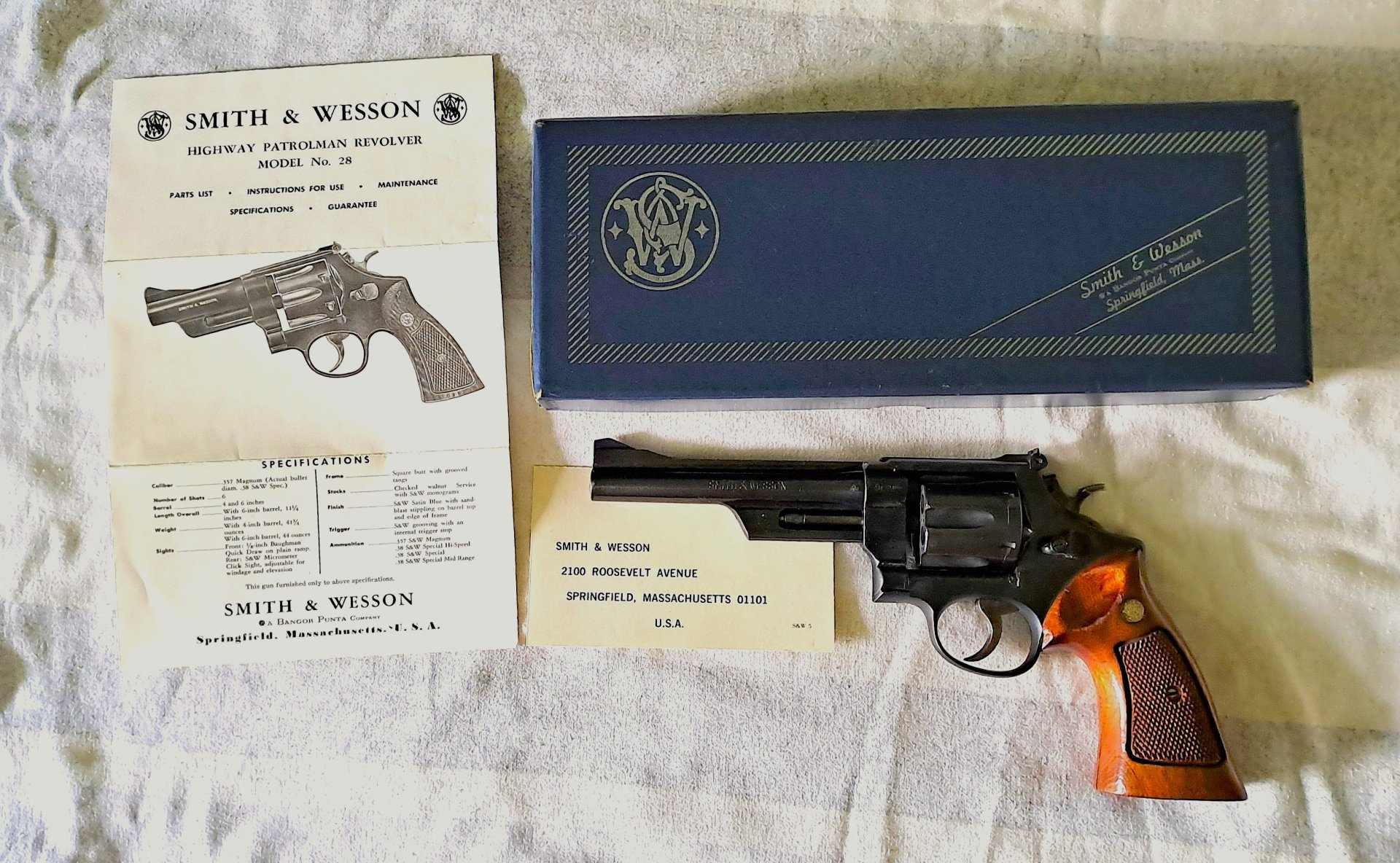 Smith & Wesson Model 28 Highway Patrolman 357 Mag. – Bild 3