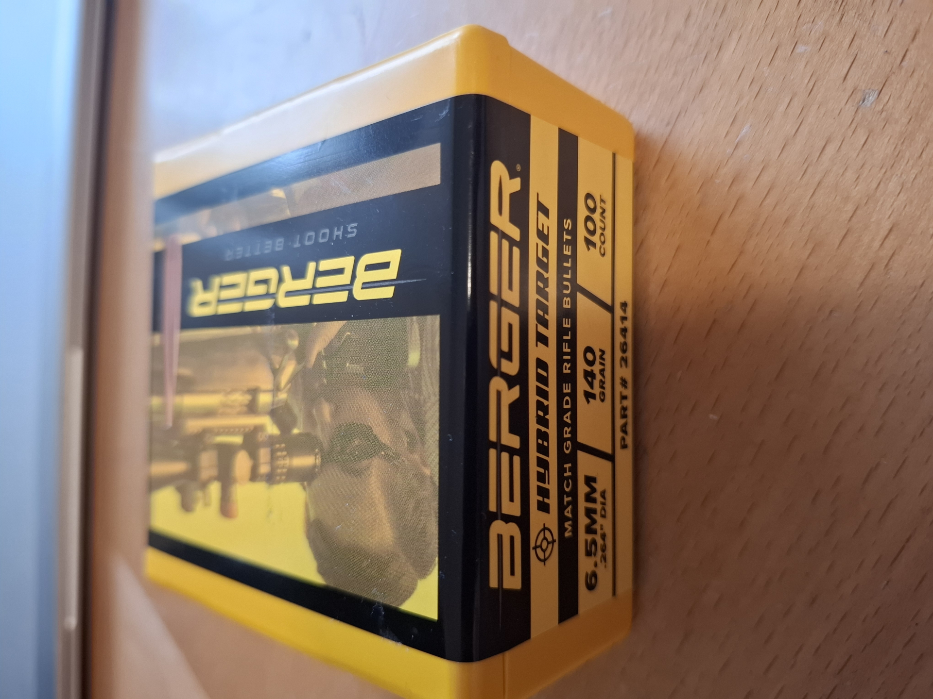 163 Geschosse Berger Hybrid Target / Nosler RDF Dia. 264 Kaliber 6,5 mm / 140 grain OVP Longrange – Bild 1