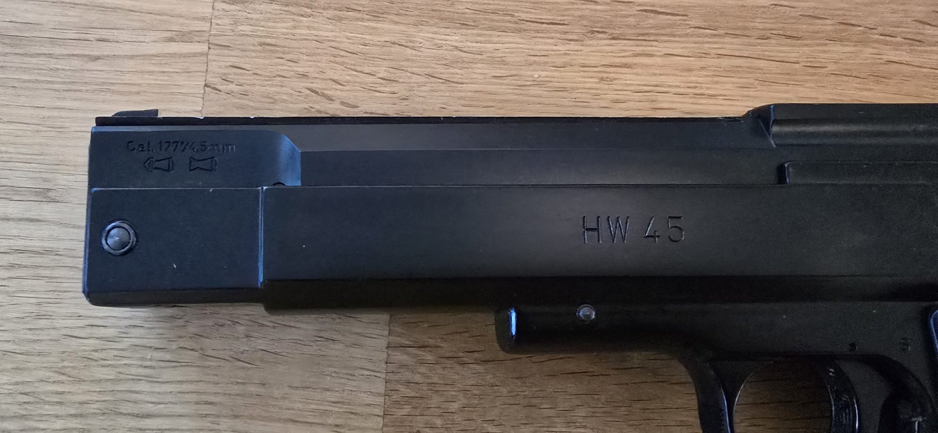 Weihrauch HW 45 Luftpistole 4,5 mm (.177) – Made in Germany – Bild 3