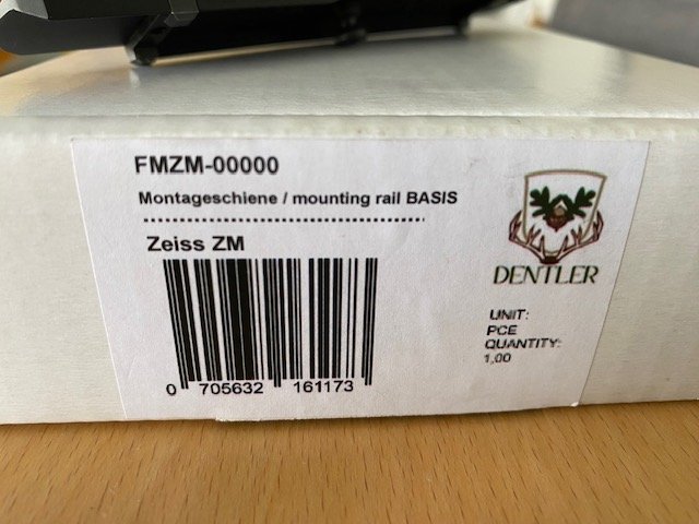 Dentler Montageschiene Für Zeiss ZM – Bild 2