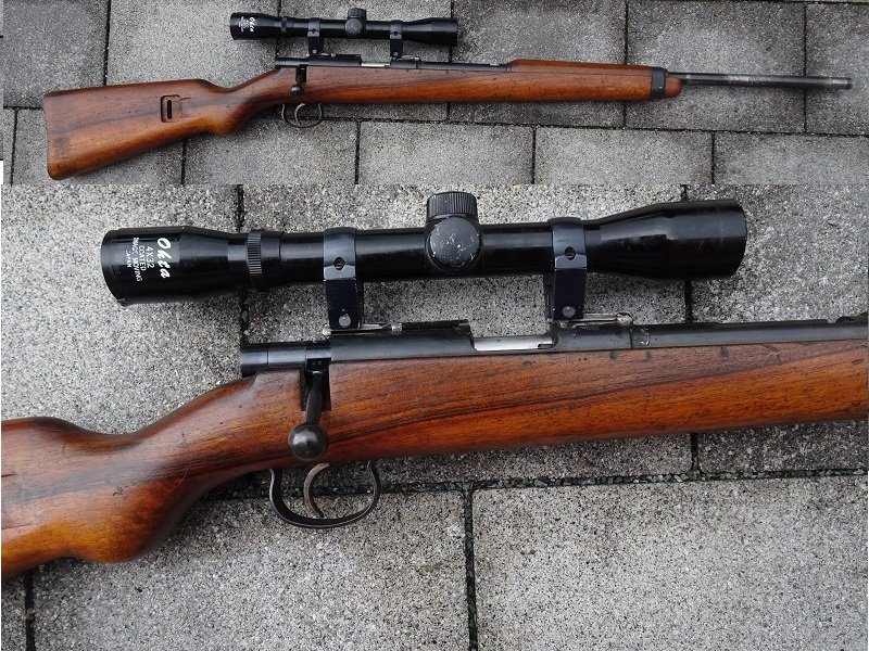 EL-Büchse, KK- Anschütz, Mod. 54, BW-Trainingsgewehr, Kal. .22lr – Bild 5