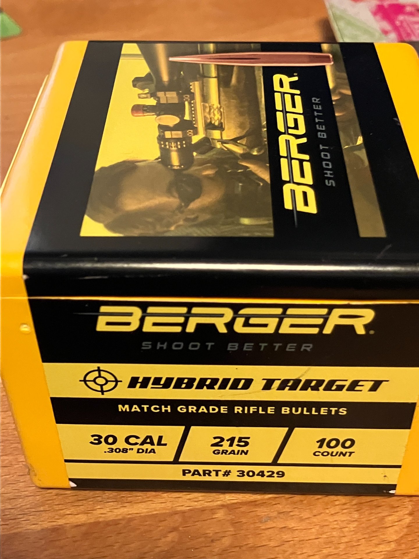 Berger .30 215Grs Hybrid Target Geschosse – Bild 2