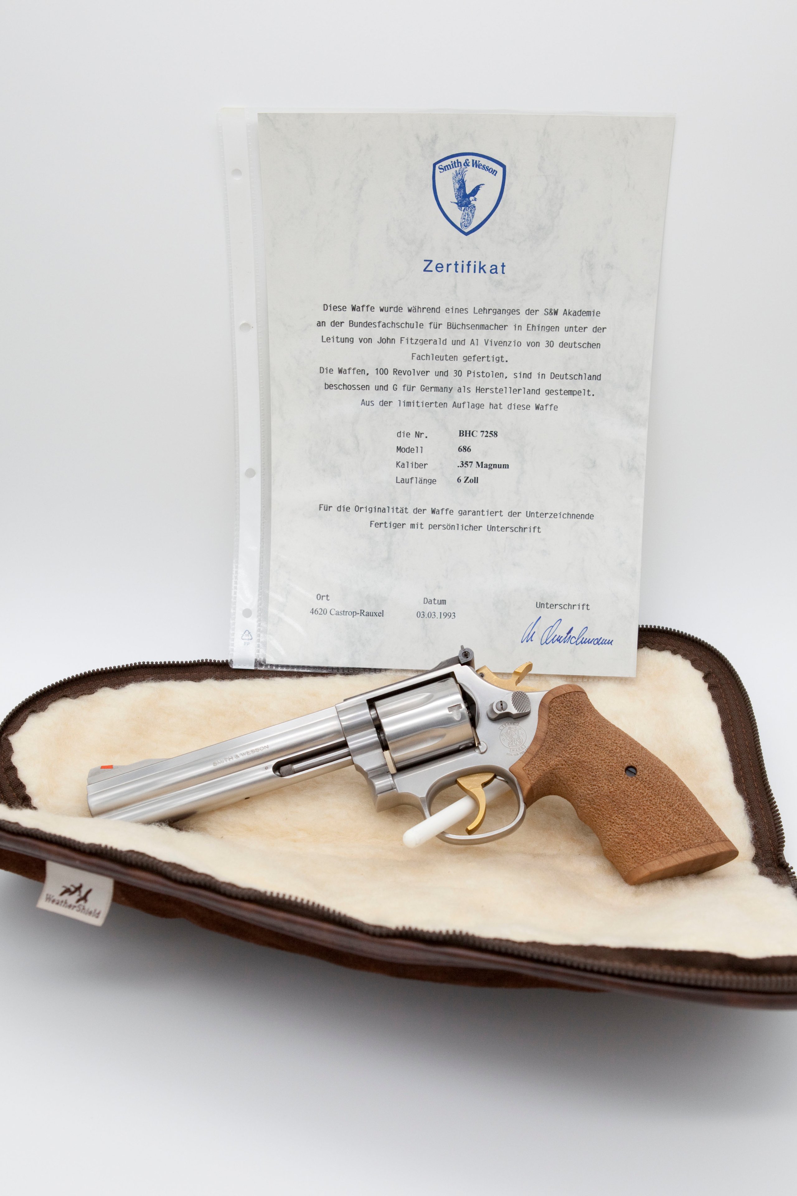 S&W 686 .357 Magnum Sondermodell ´91 Vorläufer CLUB 30! Seltenes Sammlerstück – Bild 12