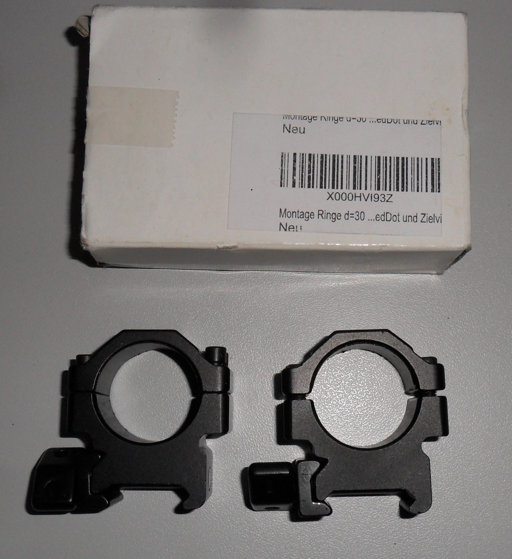 2 Stück ZF Montageringe 30mm neu – Bild 1