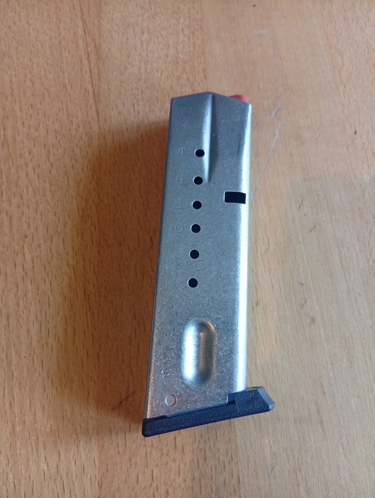 Smith & Wesson Magazin Model 59 z.B. Target Champion 9mm Luger Original – Bild 2