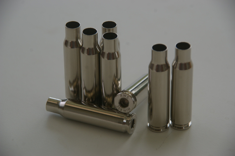 308 Win Hülsen RWS Nickel kalibriert und nass gereinigt – Bild 1