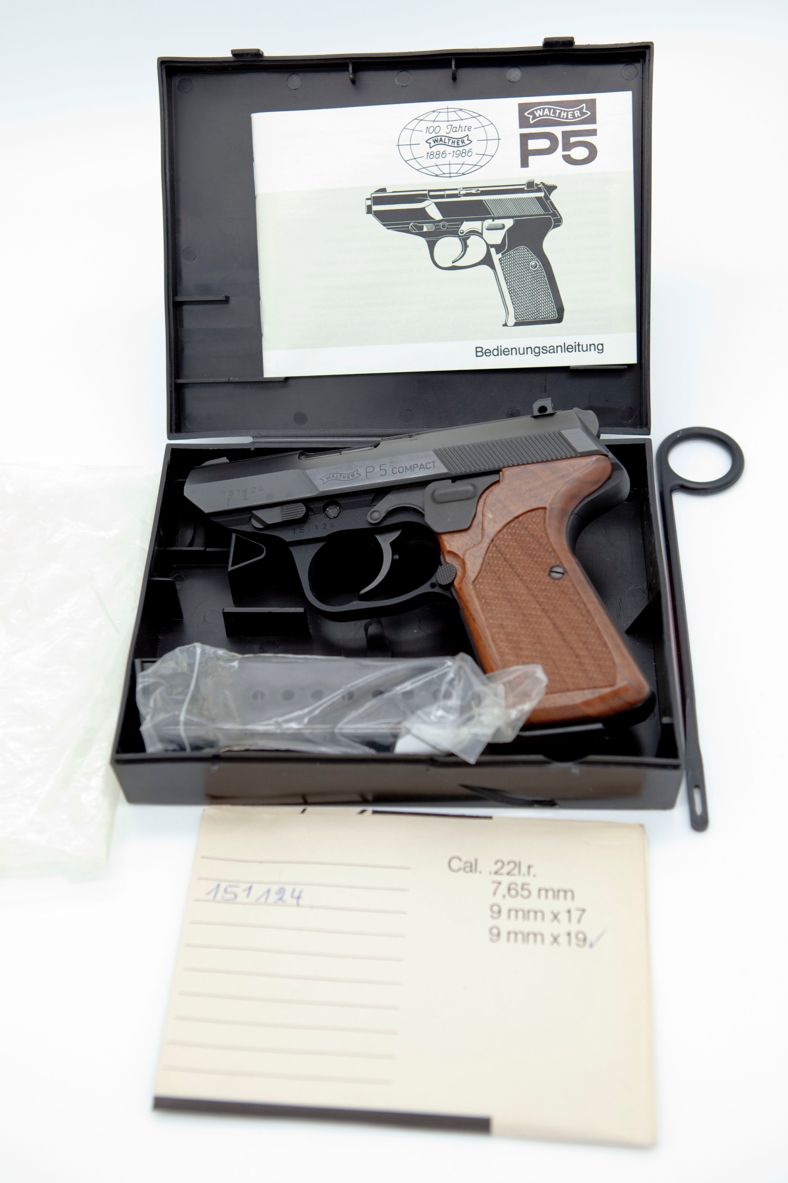 Walther P5 Compact, Kaliber 9 × 19 mm – Seltenes Sammlerstück in außergewöhnlichem Erhaltungszustand – Bild 3