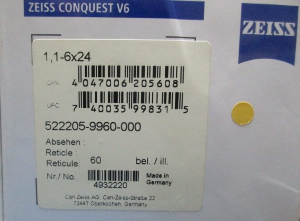 Zeiss Conquest V 6 1,1 - 6 X 24 – Bild 3