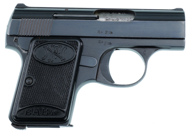 Selbstladepistole Browning FN Baby Kal. 6,35mm Browning / .25 ACP sehr gute Qualität von 1959 ! – Bild 1