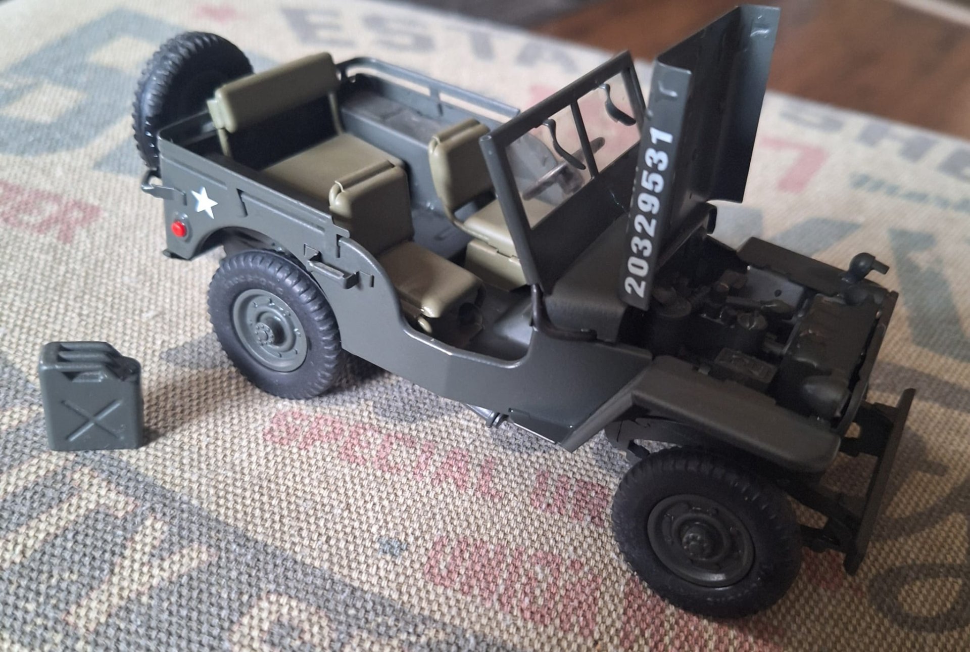 Willys Jeep - Sammlerstück aus Metall – Bild 5