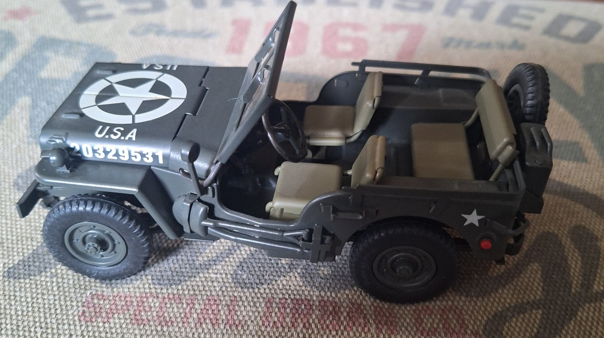 Willys Jeep - Sammlerstück aus Metall – Bild 2