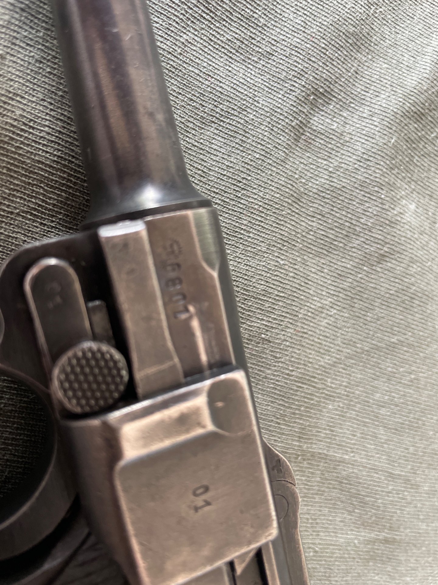 Pistole 08 Mauser 1940 VoPo nummerngleich – Bild 4