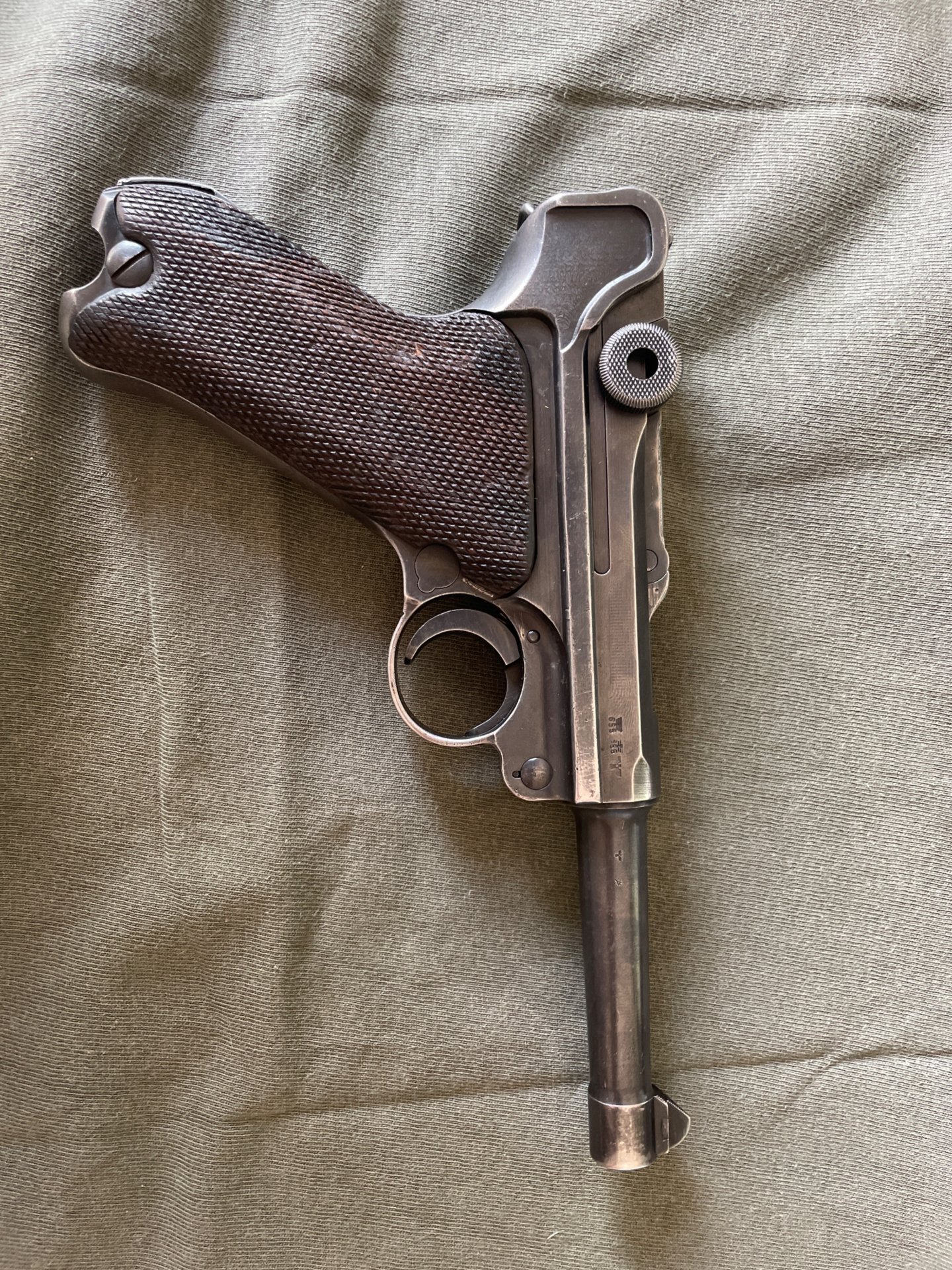 Pistole 08 Mauser 1940 VoPo nummerngleich – Bild 2