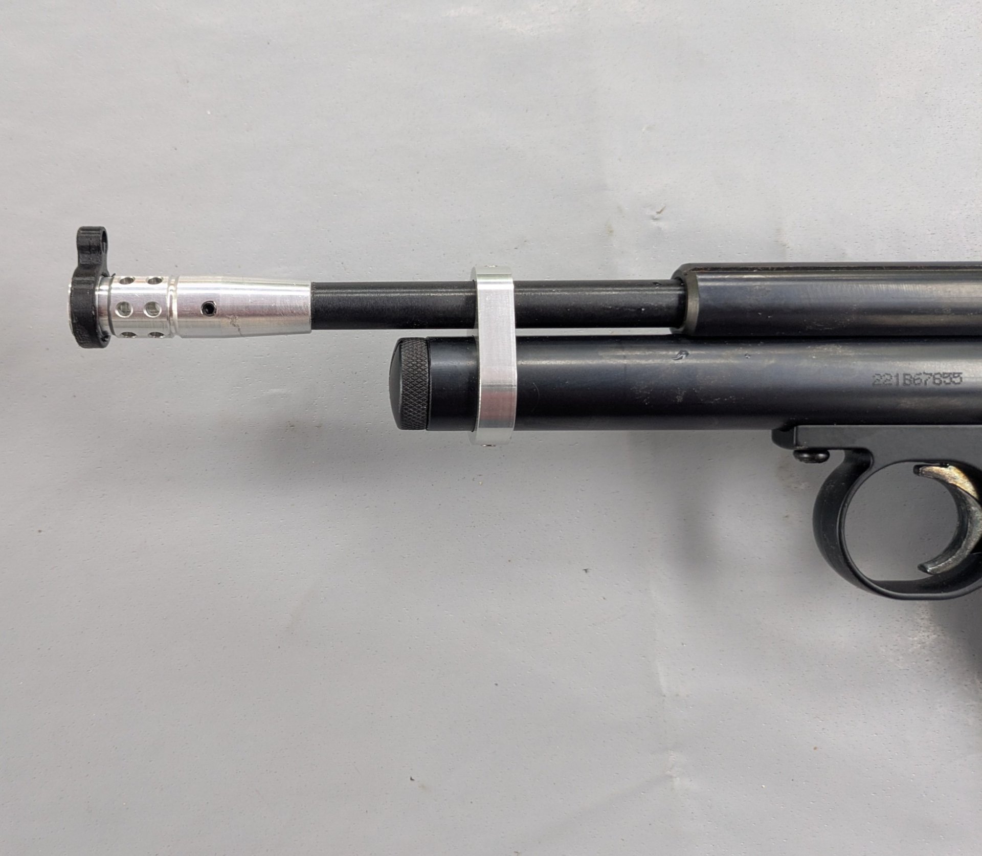 Crosman 2422, cal.22 /5,5mm Diabolo, Anschlschaft, Steelbreech, Custom-Teile – Bild 4
