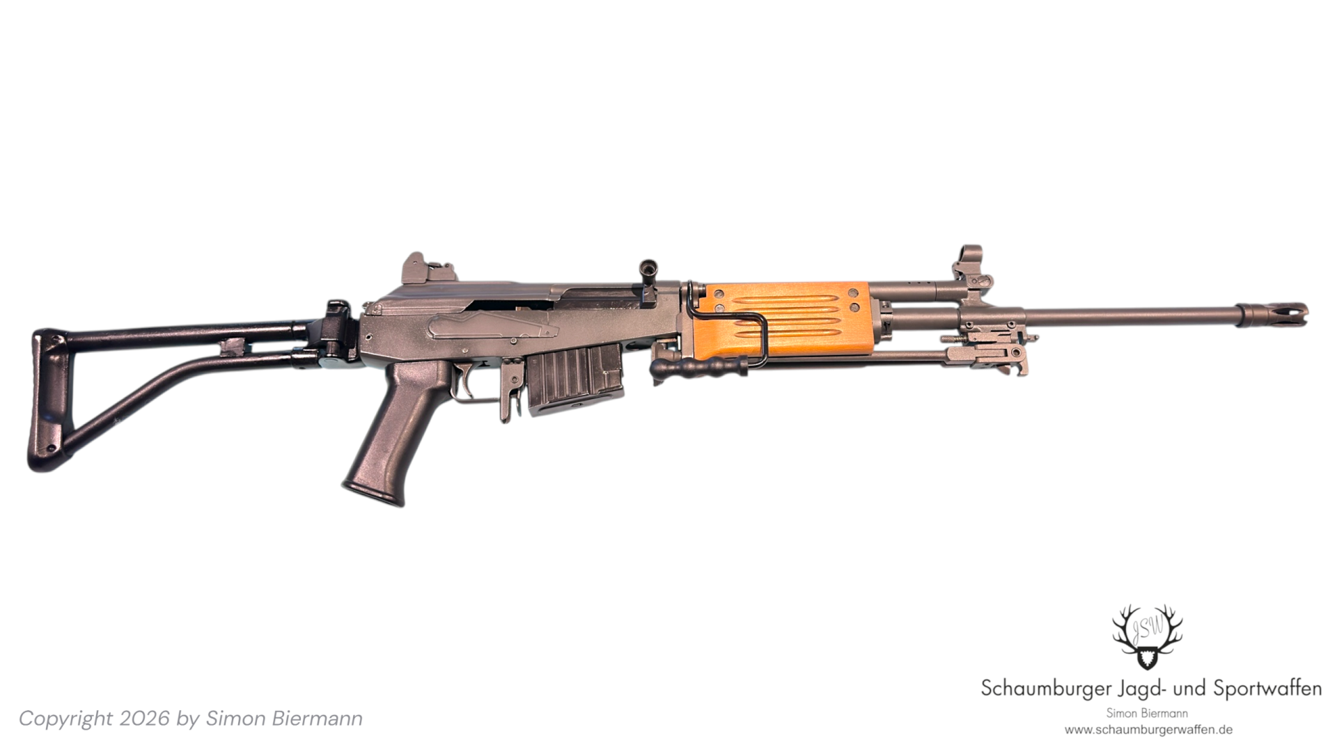 Rarität! Halbautom. Büchse, IMI, HADAR II, Umbau auf Galil ARM 7.62, Kal. .308Win, Bestzustand. – Bild 1