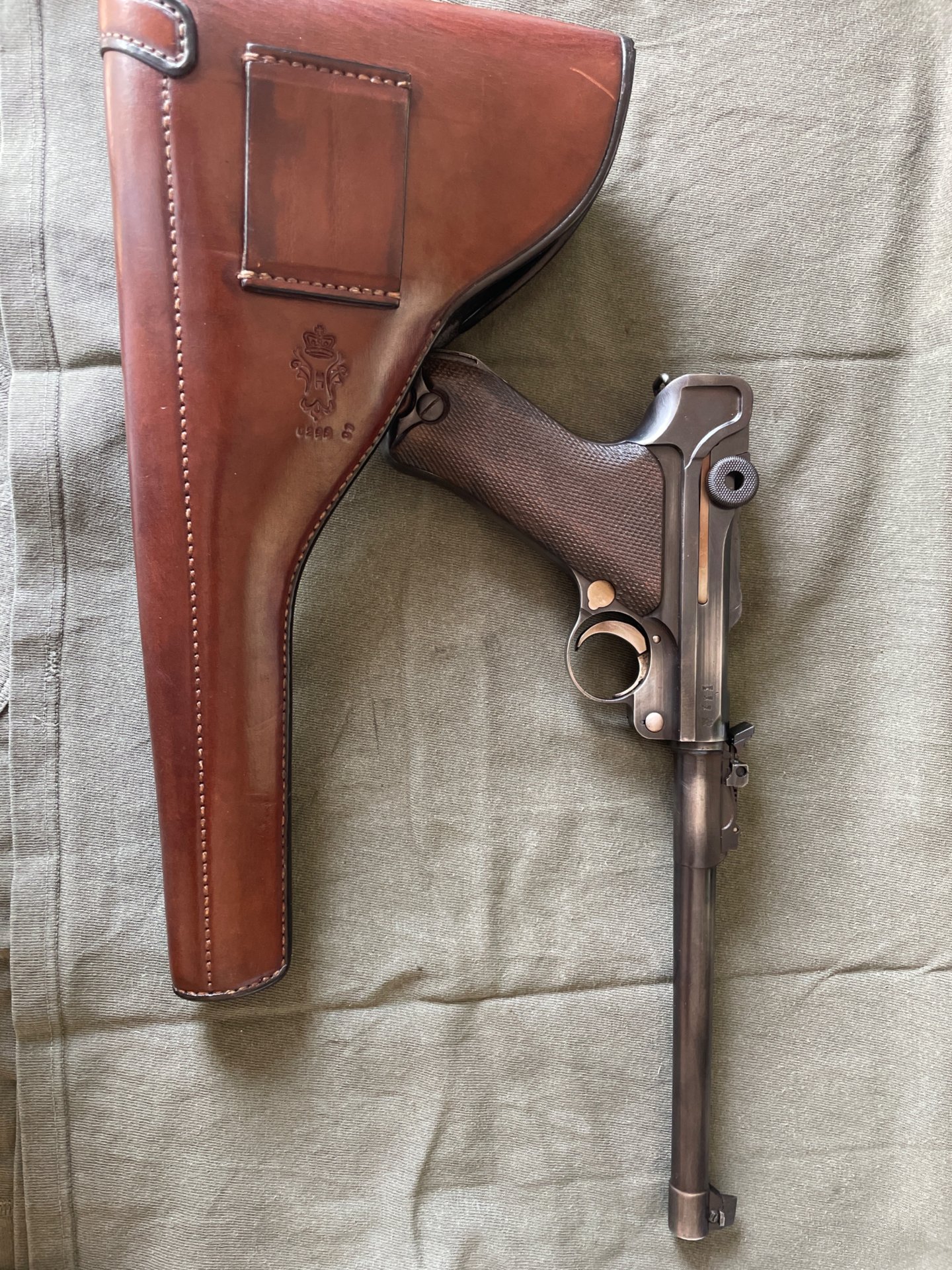 Pistole 08 lang DWM 1917 – Bild 2