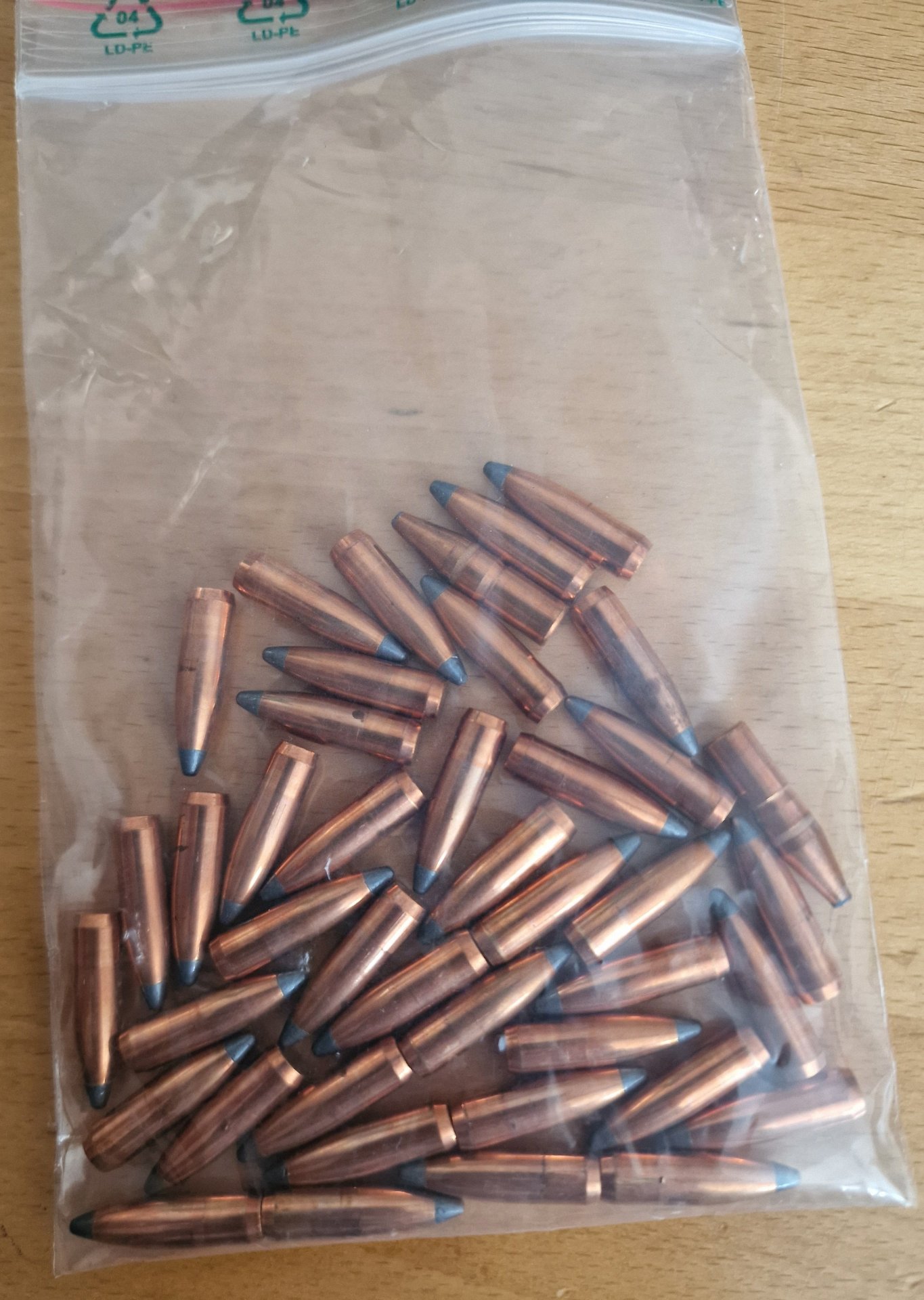 40 Geschosse .243 Norma Teilmantel (6,5g / 100gr) – Bild 1