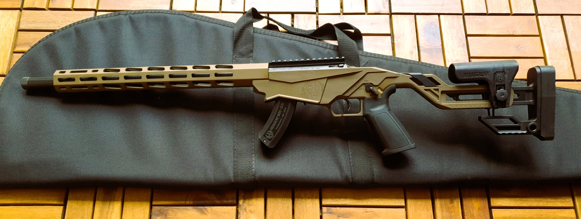 RUGER PRECISION RIMFIRE Kal..22 Lr. BURNT BRONZE CERAKOTE,Ausstellungsstück zum Sonderpreis Neuware – Bild 2