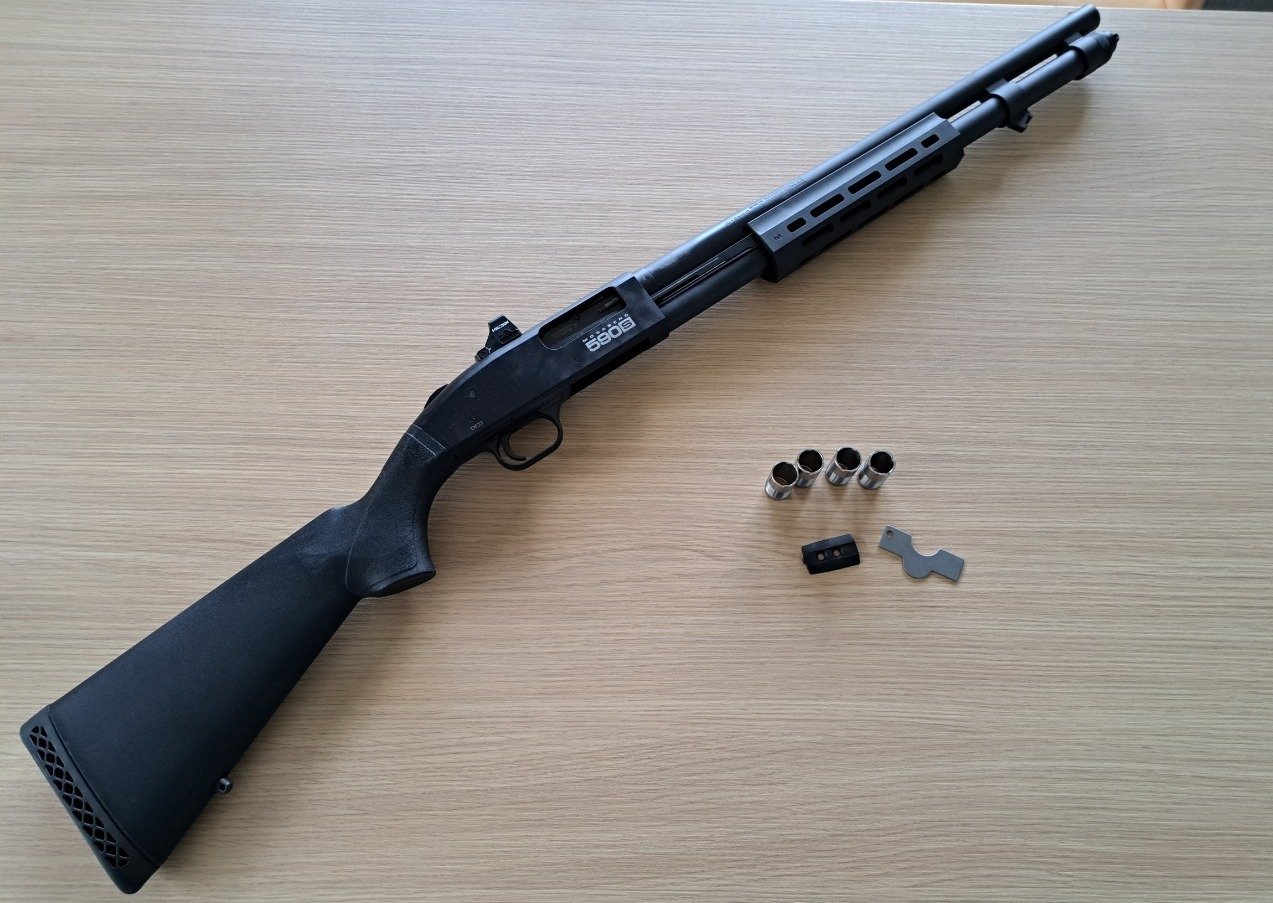 Mossberg 590S Optic Ready 20'' 12/76 - optional mit Chokes - Vorderschaftrepetierflinte – Bild 1