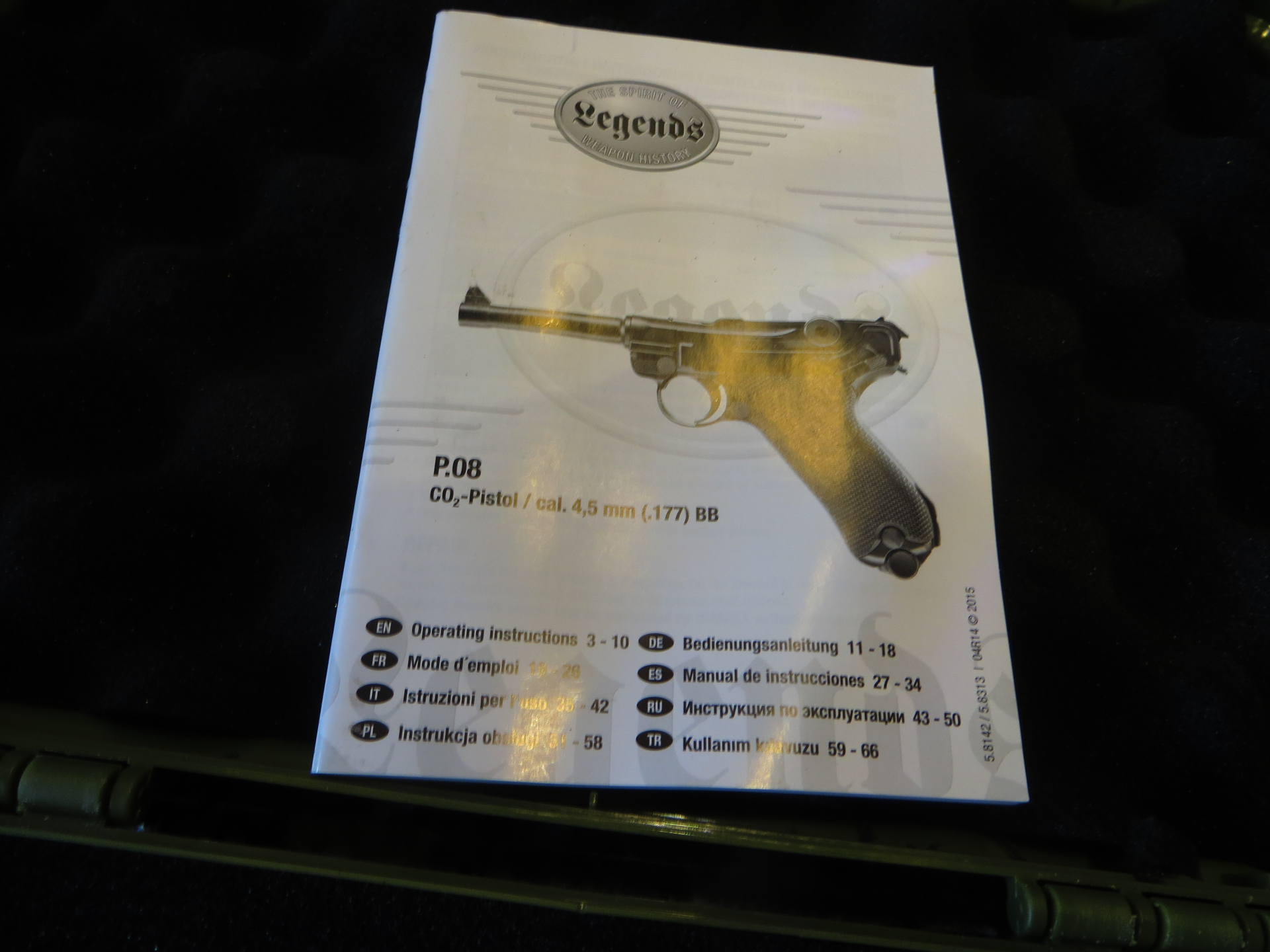 LEGENDS WWII P08 CO2 im Antikfinish – Bild 4