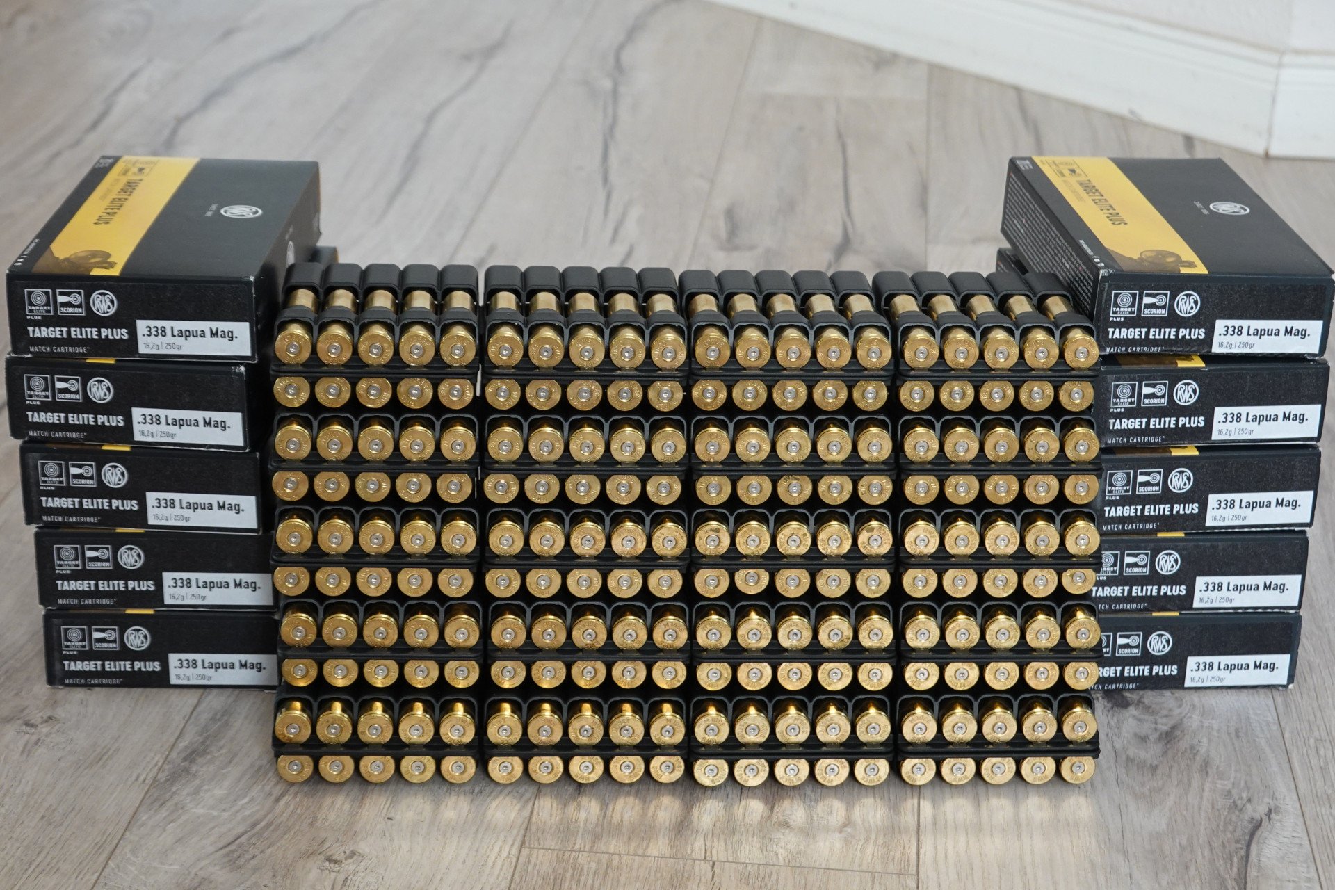 200 x .338 Lapua Magnum Hülsen / RWS Target Elite 338 – Bild 1