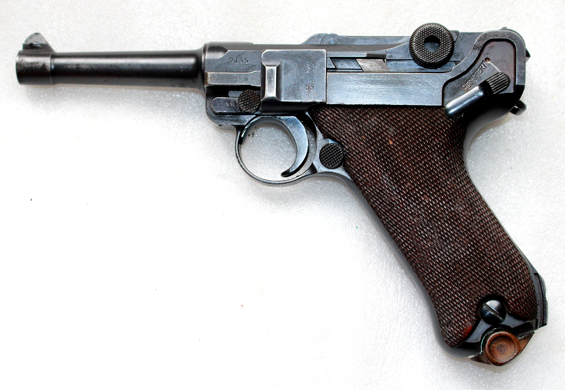 NRGL. PISTOLE LUGER P08 - DWM von 1914 mit WaA-Abnahme – Bild 1