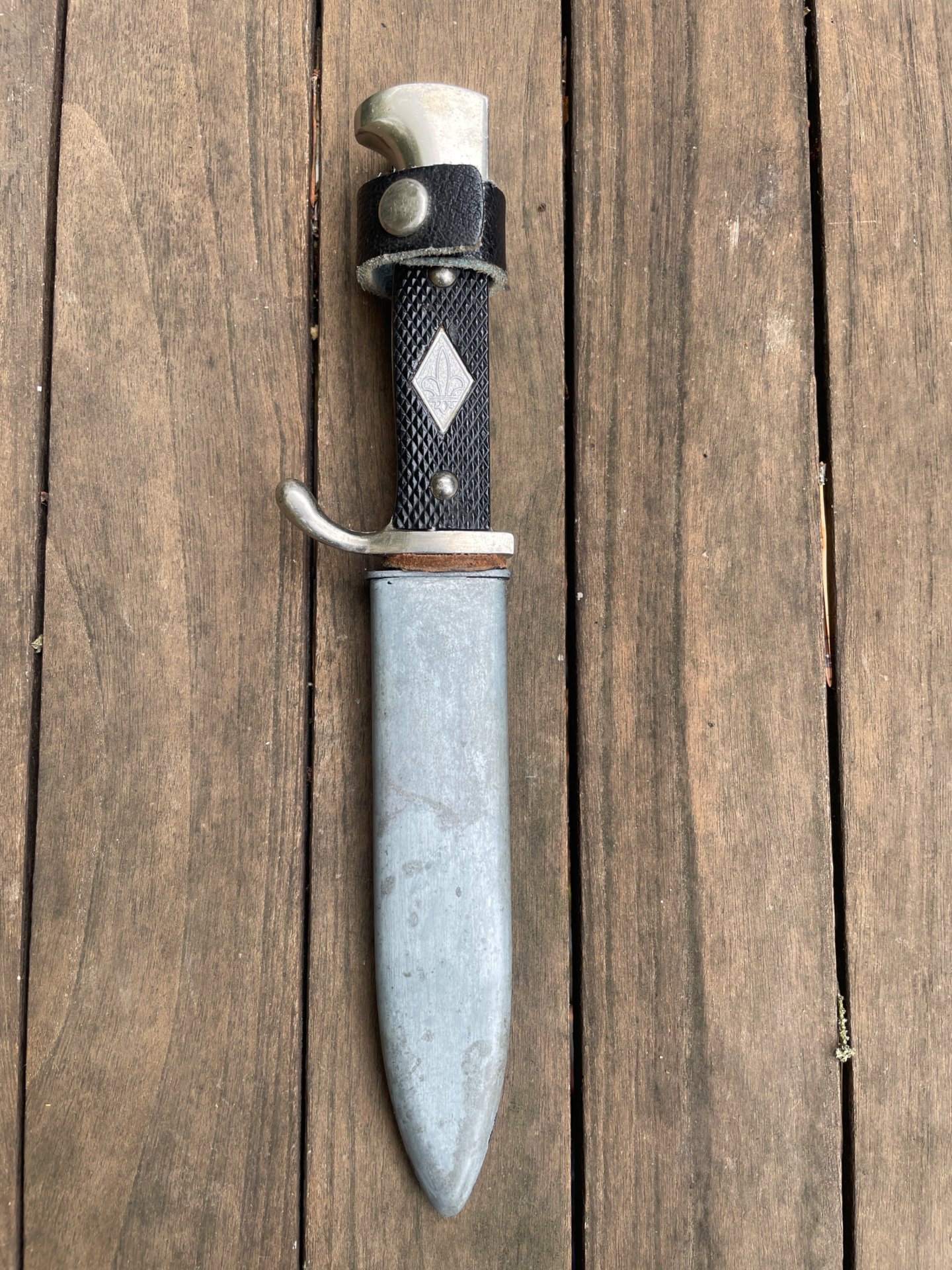 Hubertus Solingen Pfadfindermesser / Fahrtenmesser mit Scheide – Bild 1