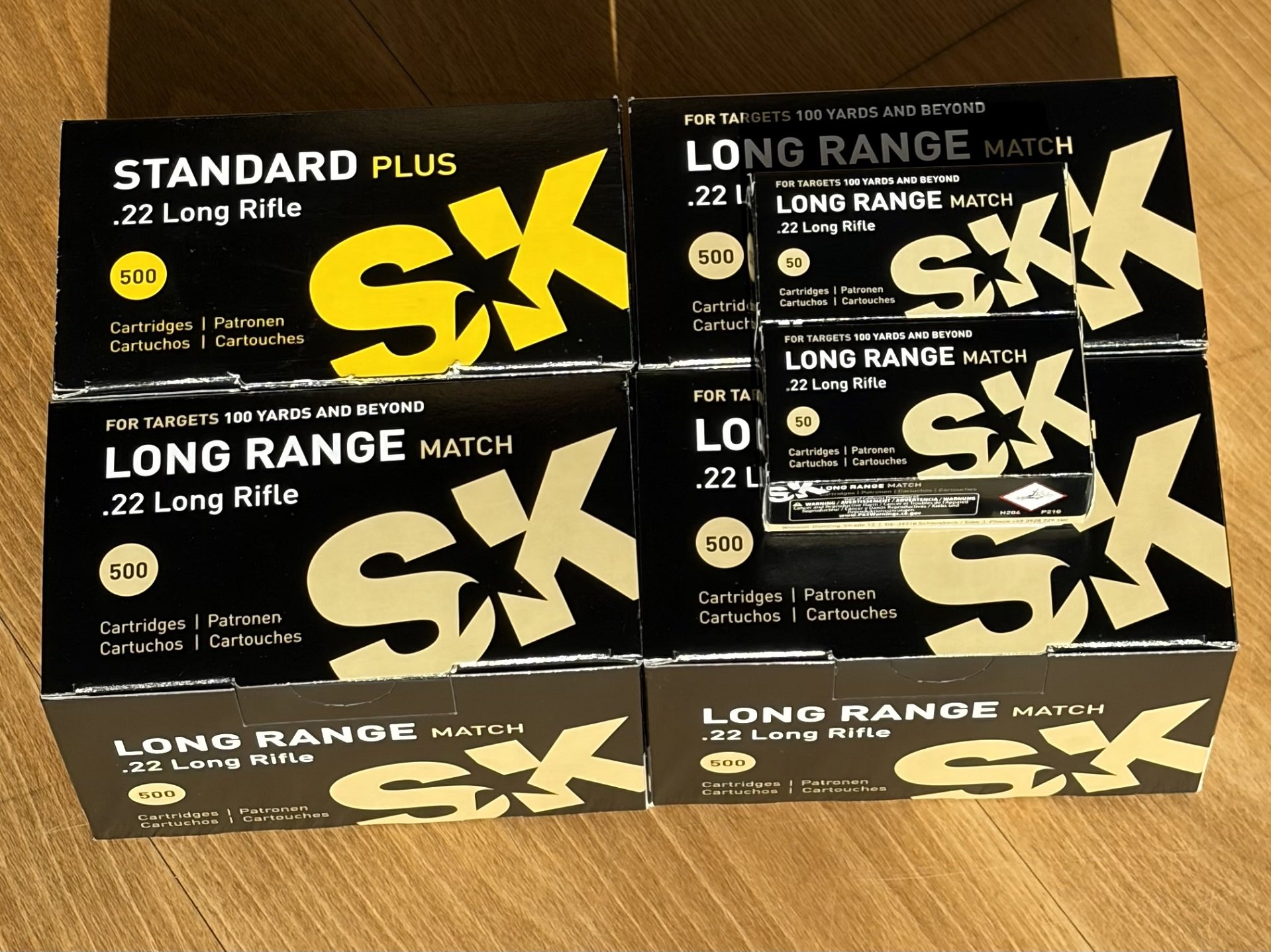 2100 Schuss .22 l.r. lfb SK Long Range Match / Standard Plus – Bild 1