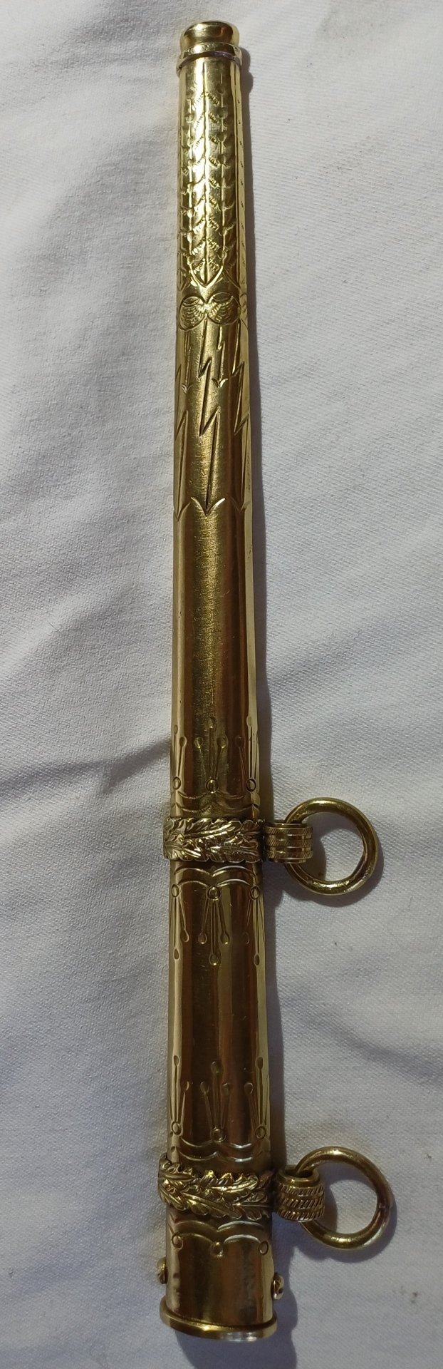 Prunk-Marinedolch mit geschmiedeter Damast-Klinge, Eickhorn-Logo & Dönitz-Widmung – Bild 6