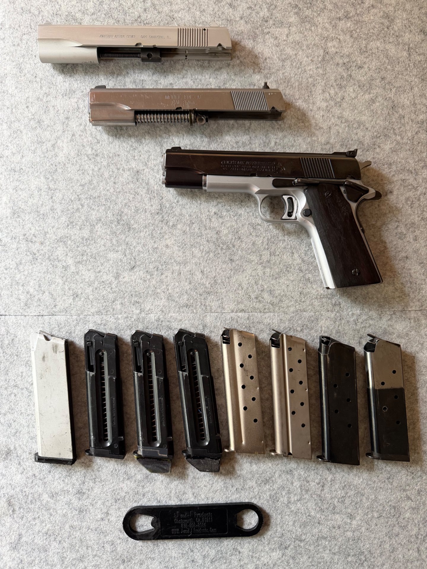 COLT MK IV Series 70 Gold Cup Natinal Match ACP 45 + 2 Wechselsysteme (9mm + KK) – Bild 4