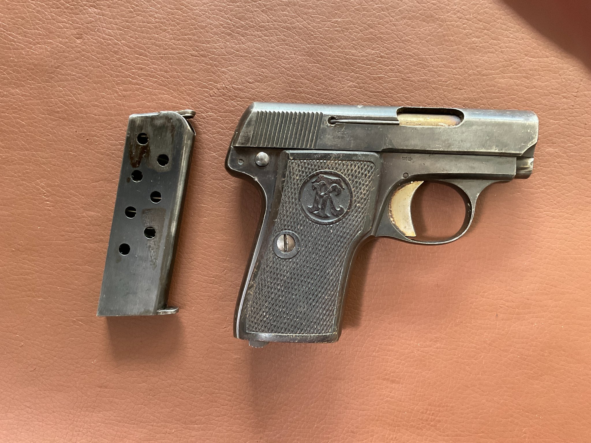 Taschenpistole Kommer Mod.1 im Kaliber 6,35mm Browning SNR 13 – Bild 2